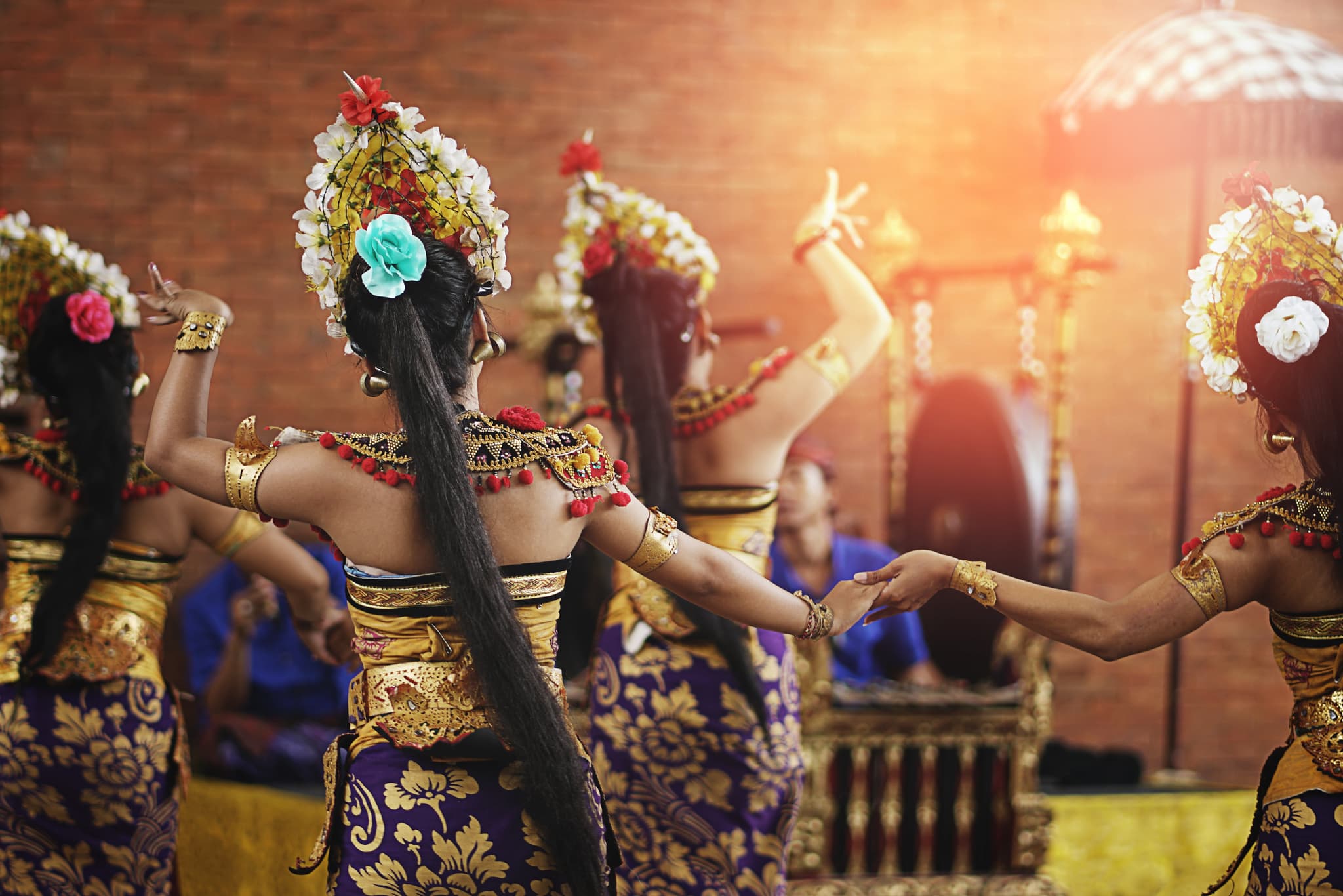 Traditional Balinese dancers