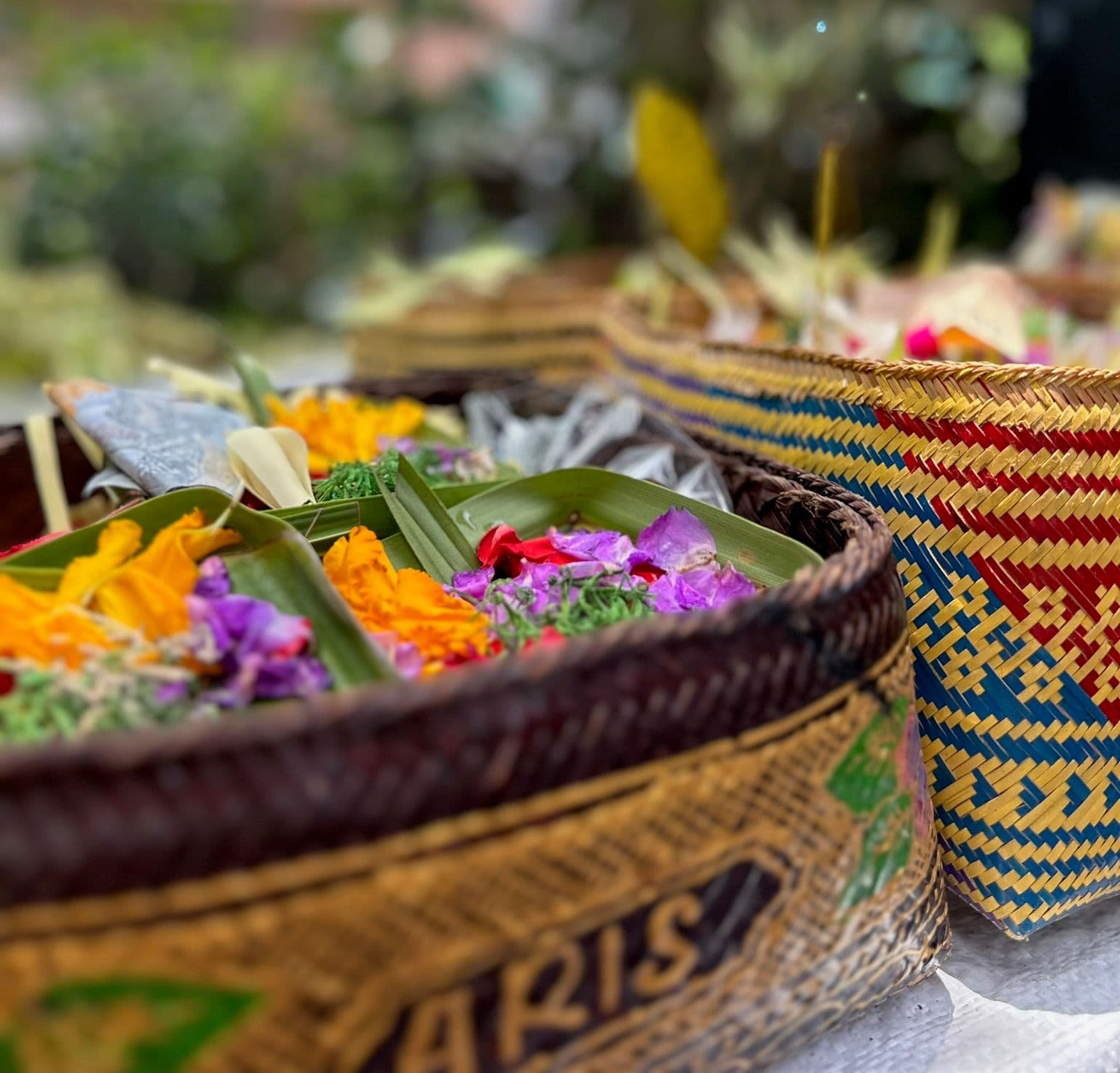 Offerings at Villa Sagitta ceremony