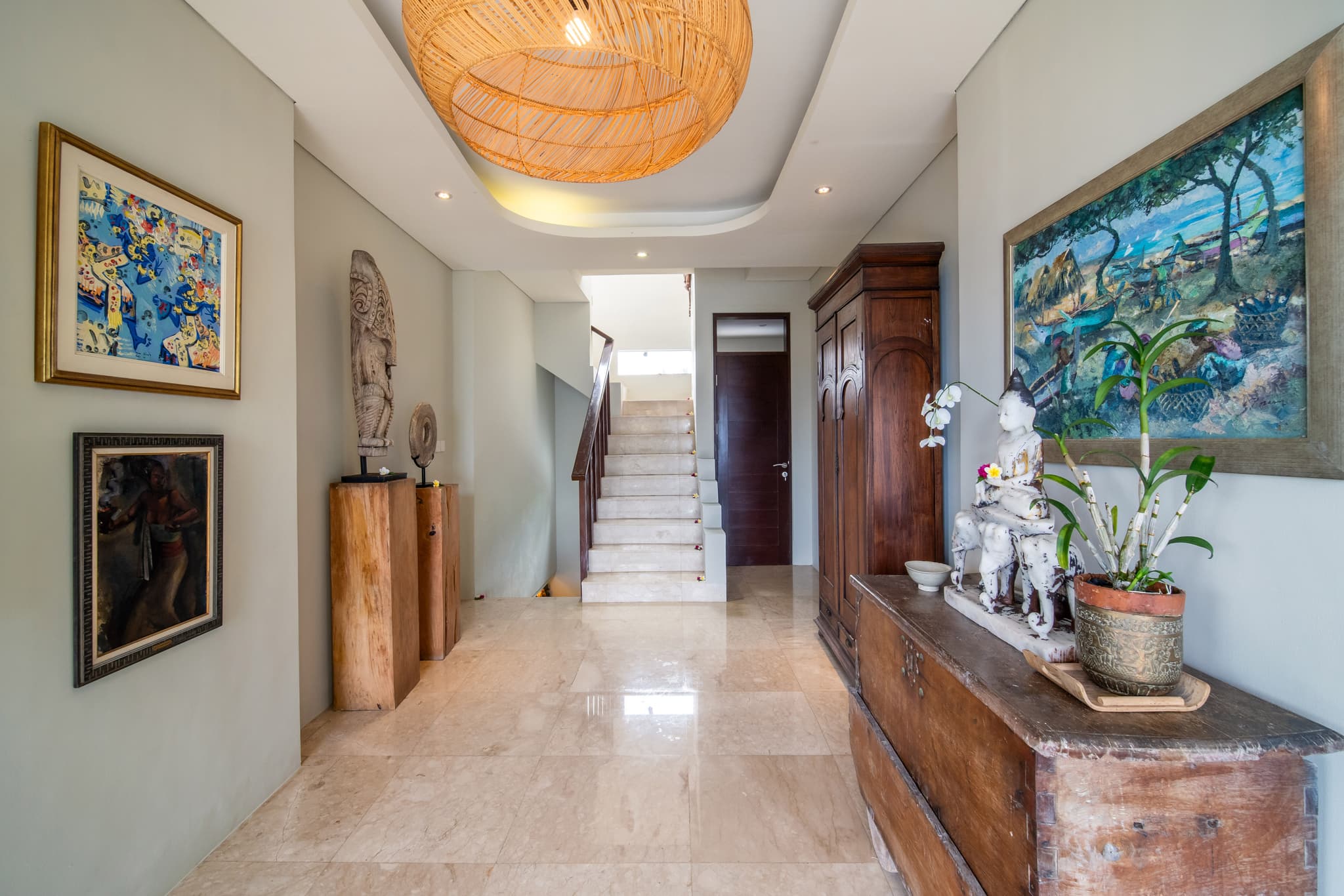 Villa Cocoa Maya- middle level landing