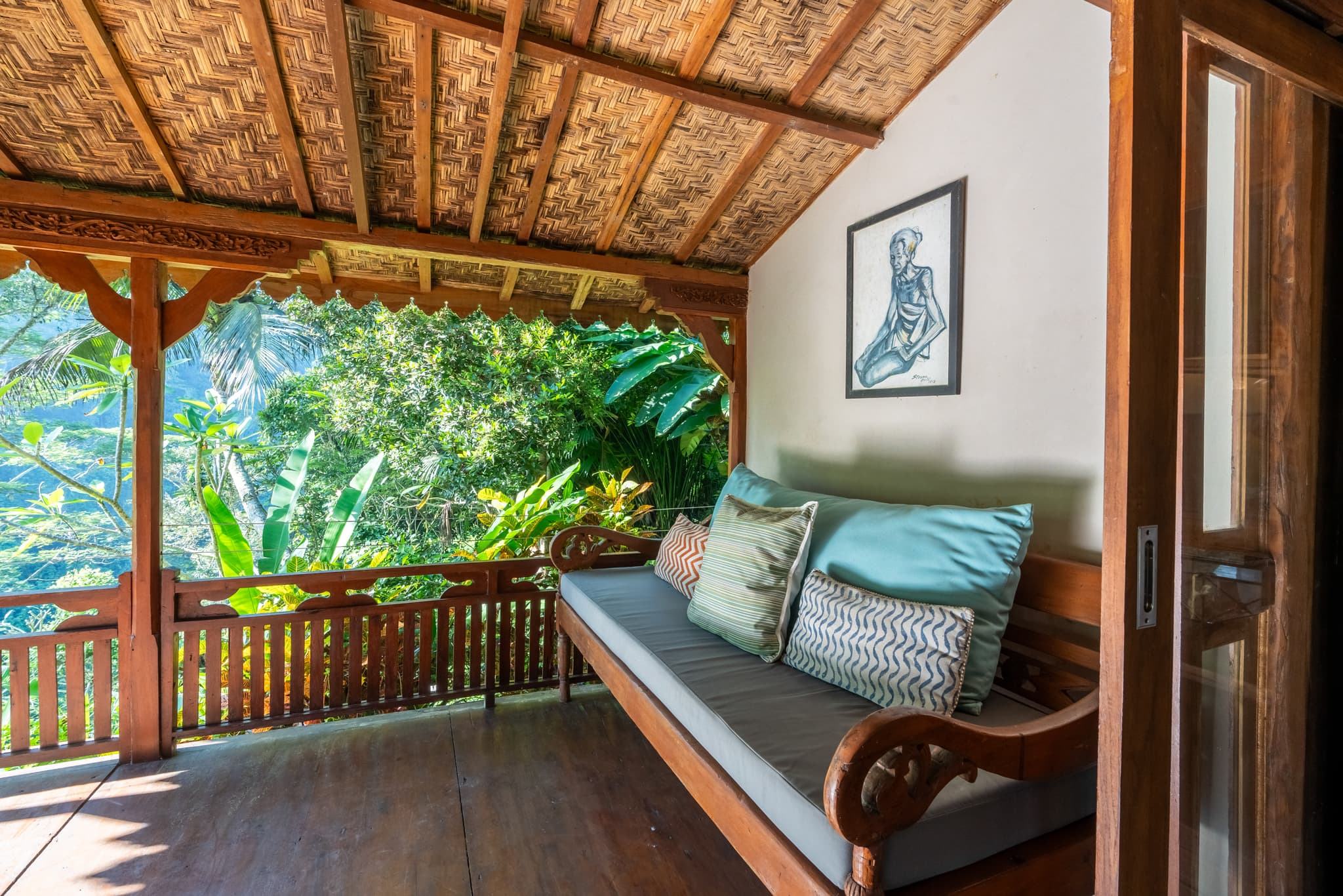 Villa Sagitta - Shrimp Cottage comfortable seating with views