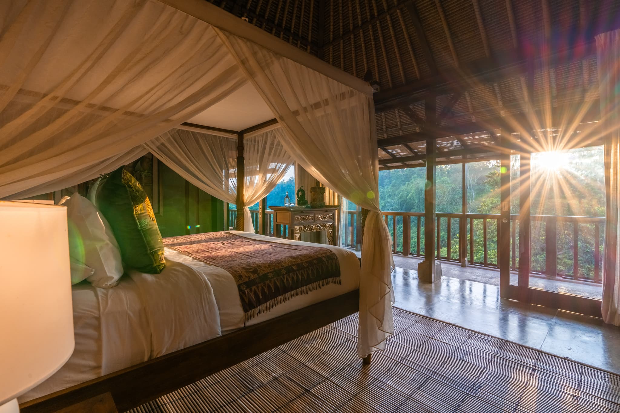 Villa Sagitta - bale room at sunrise