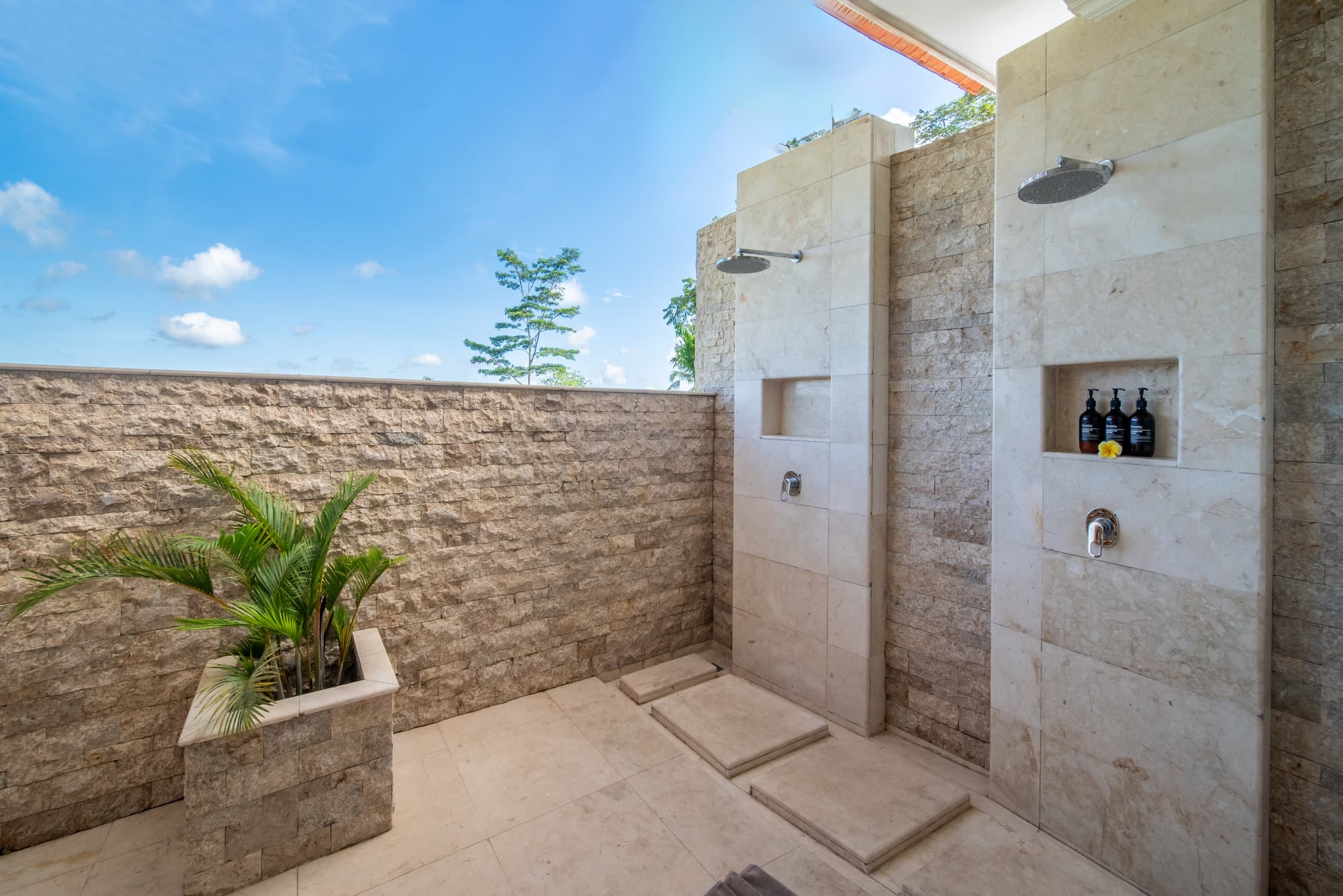 Villa Tau- Butterfly bathroom with double showers