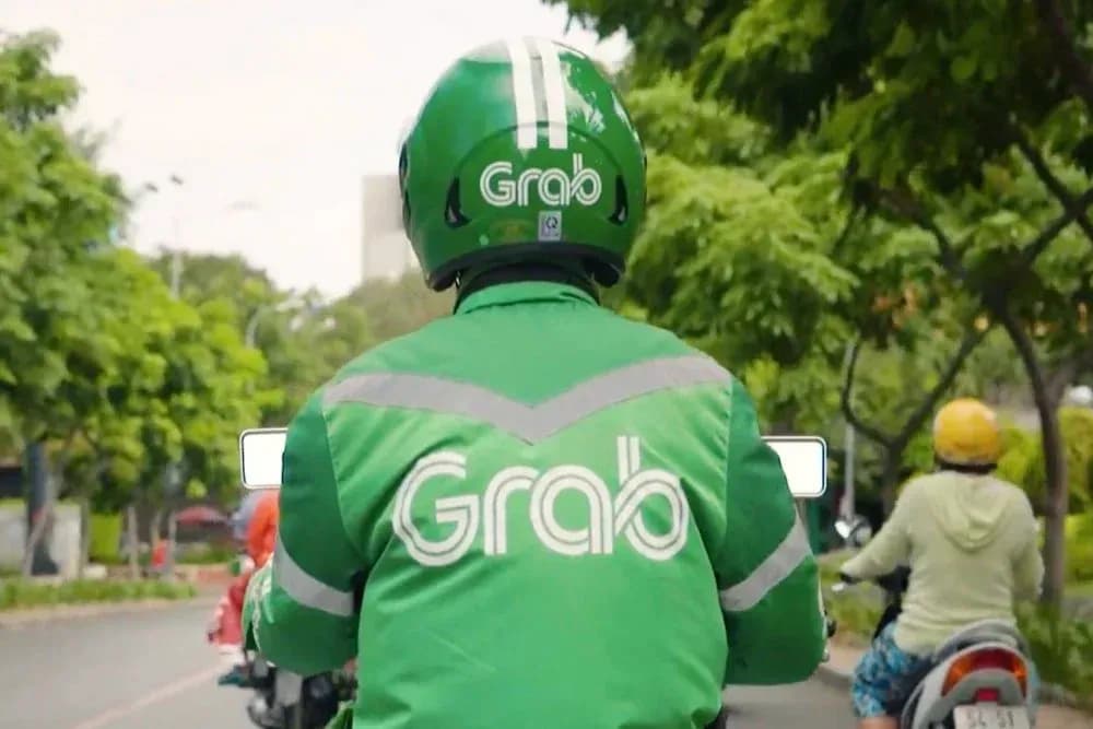 Grab driver in Bali
