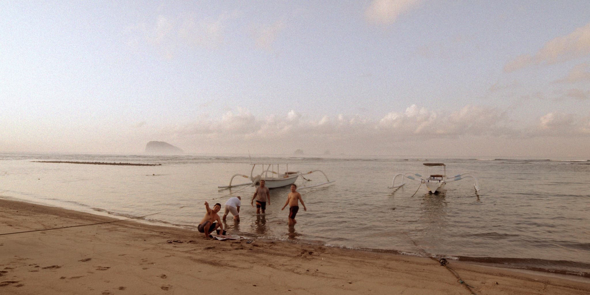Early morning on the beach at Villa Cocoa Maya