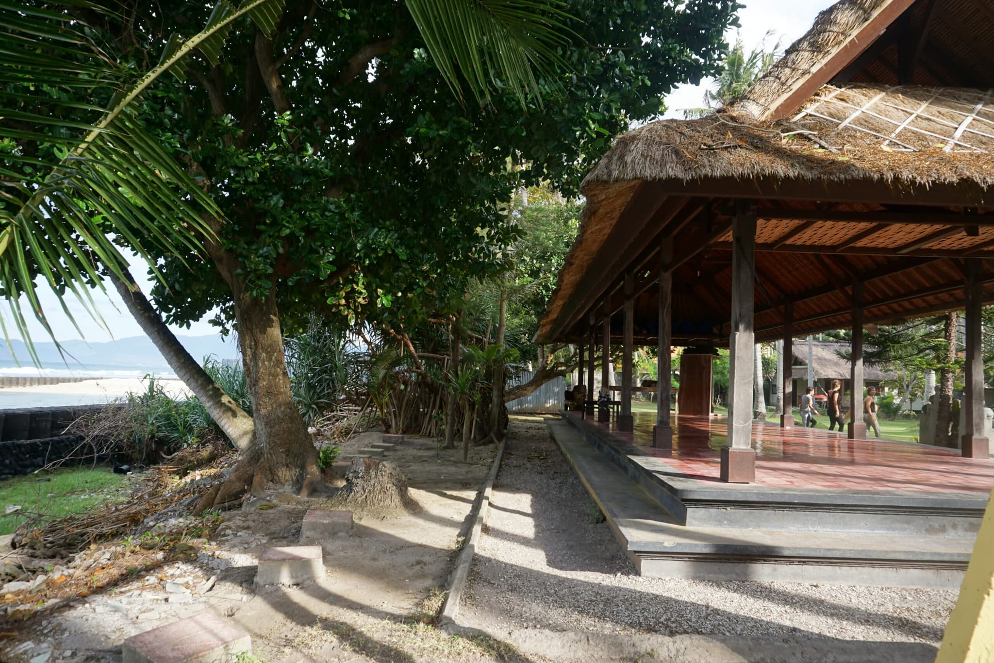 Gandhi ashram for yoga in Candidasa near Villa Cocoa Maya