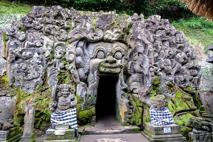 Goa Gajah the elephant temple near Villa Sagitta